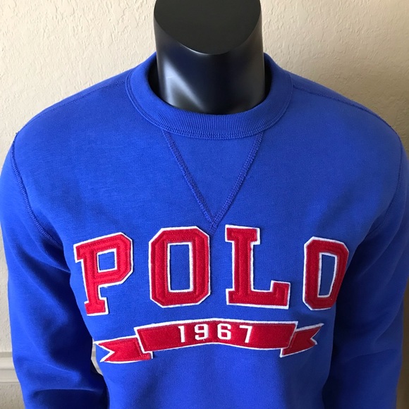 polo ralph lauren men's fleece sweatshirt